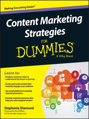 cover image of Content Marketing Strategies For Dummies